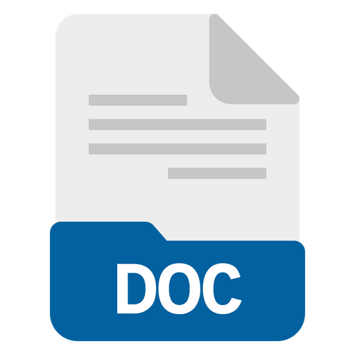 Doc file Icon - Download in Flat Style