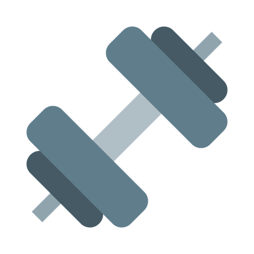 Dumbbell Icon Download In Flat Style