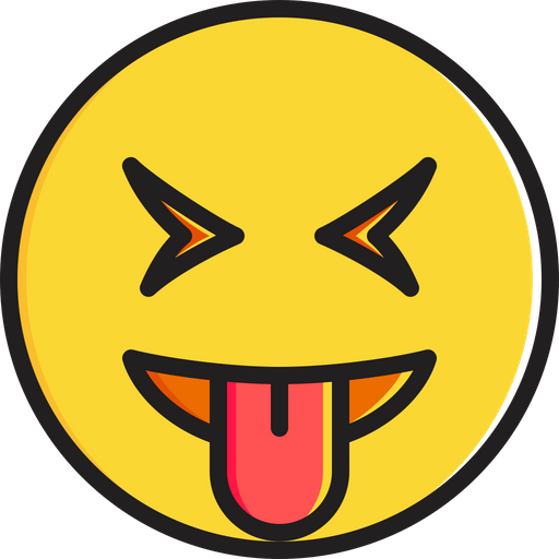 Face With Stuck Out Tongue And Tightly Closed Eyes Emoji Icon Of Colored Outline Style Available In Svg Png Eps Ai Icon Fonts