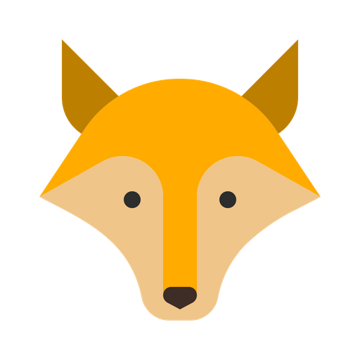 Fox Icon - Download in Flat Style