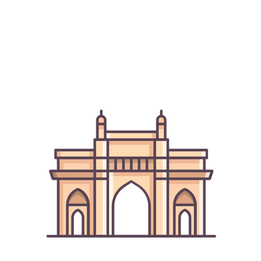 gateway of india icon of colored outline style available in svg png eps ai icon fonts available in svg png eps ai icon fonts