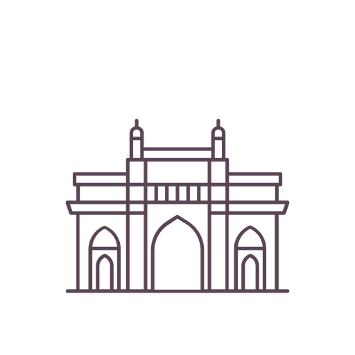 gateway of india icon of line style available in svg png eps ai icon fonts available in svg png eps ai icon fonts