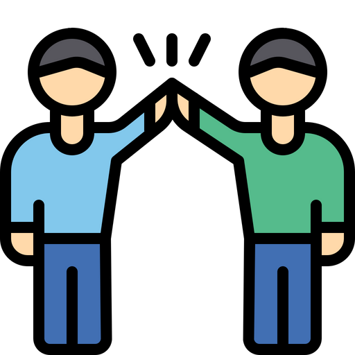 High Five Icon Of Colored Outline Style Available In Svg Png Eps Ai Icon Fonts Who did the most epic high five? high five icon of colored outline style