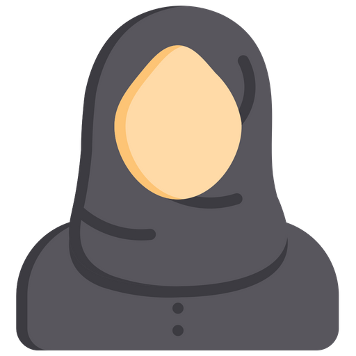 Hijab Woman Icon Download In Flat Style