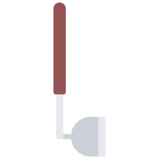 Hoe Tool Icon Download in Flat Style