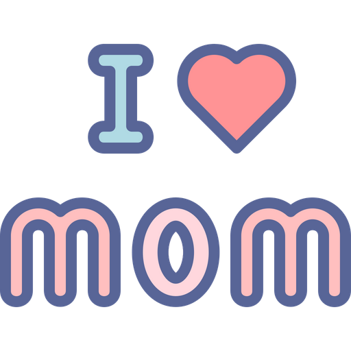 I Love Mom Icon Of Colored Outline Style Available In Svg Png Eps Ai Icon Fonts