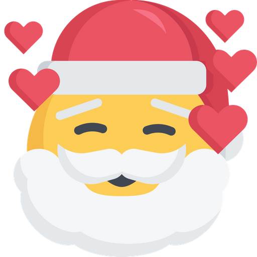 Download In Love Santa Icon Of Flat Style Available In Svg Png Eps Ai Icon Fonts PSD Mockup Templates