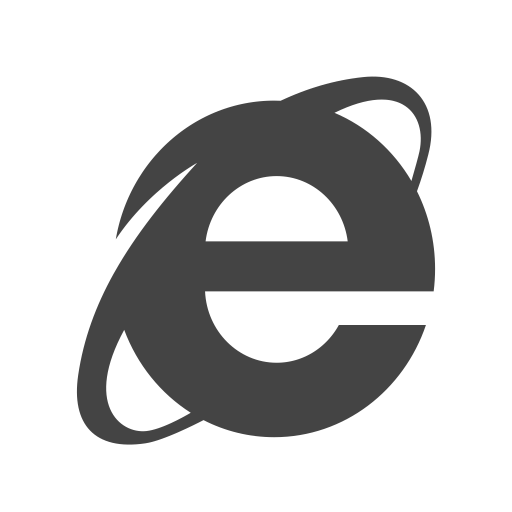 Internet explorer Icon of Glyph style - Available in SVG, PNG, EPS, AI