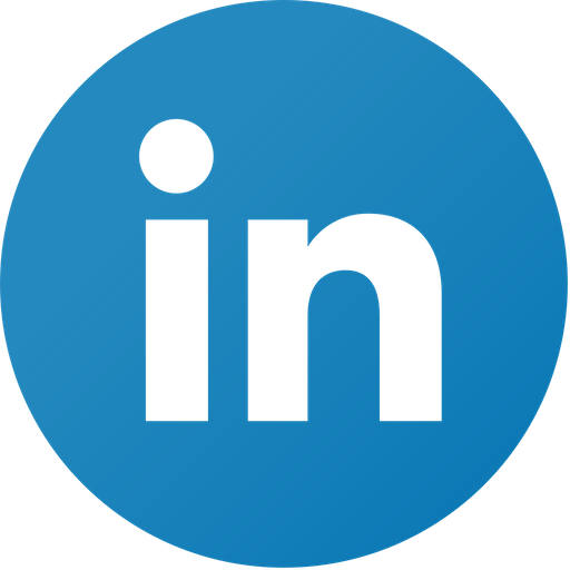 Linkedin circle Logo Icon of Flat style - Available in SVG, PNG, EPS, AI & Icon fonts