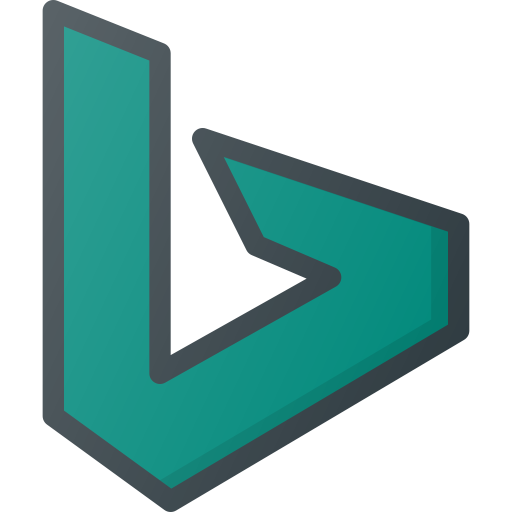 Free Bing Icon of Colored Outline style - Available in SVG, PNG, EPS