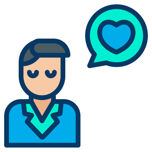 Love Think Icon Of Colored Outline Style Available In Svg Png Eps Ai Icon Fonts