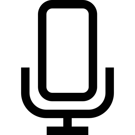 Free Mic Line Icon Available in SVG, PNG, EPS, AI & Icon fonts