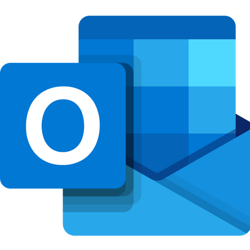 Microsoft outlook Icon - Download in Flat Style