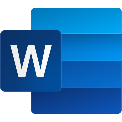 Word Icon - Download in Flat Style