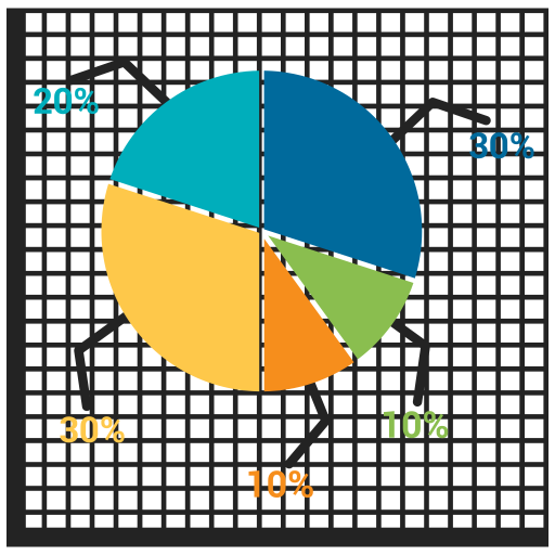 Piechart Icon - Download in Flat Style