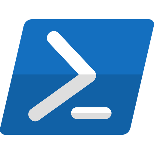 Powershell Logo Icon - Download in Gradient Style