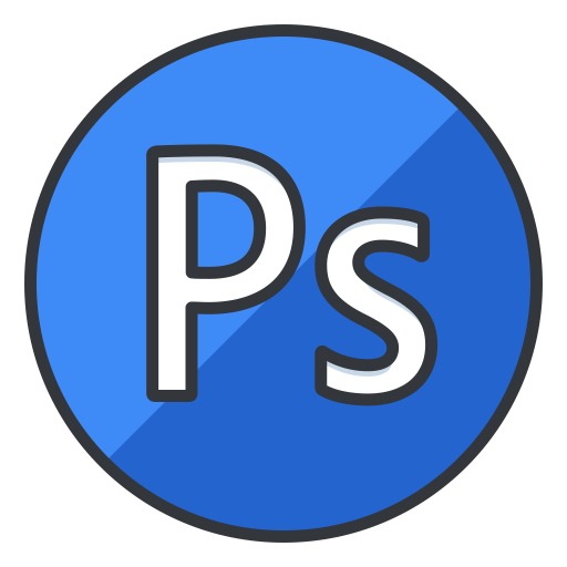 Ps Logo Icon - Download in Colored Outline Style