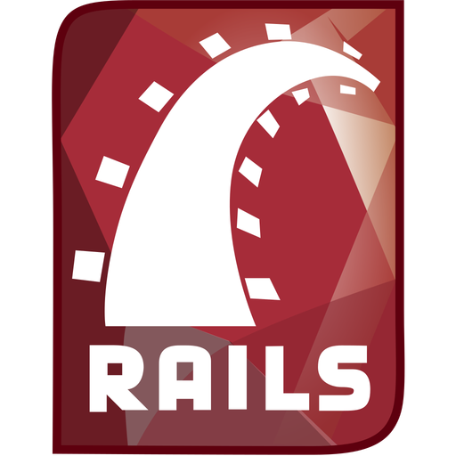 Rails Logo Icon Download in Flat Style