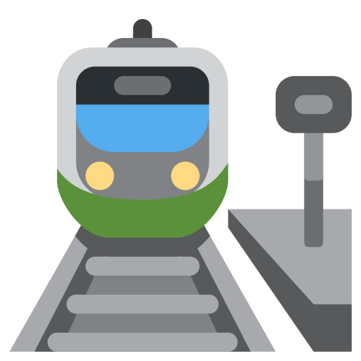 Railway Emoji Icon Of Flat Style Available In Svg Png Eps Ai Icon Fonts