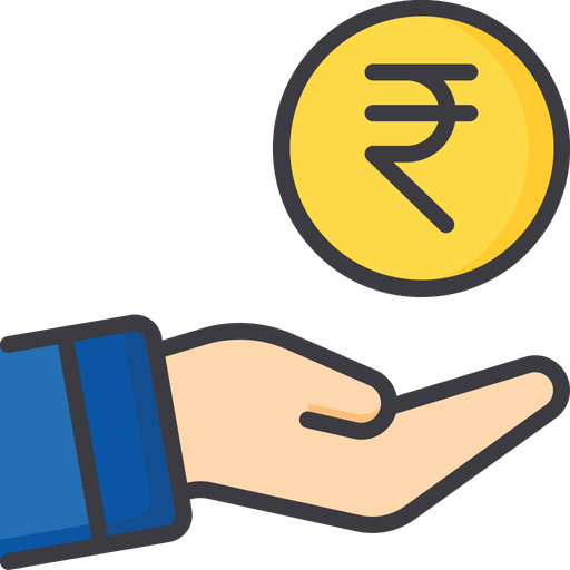 rupee icon of colored outline style available in svg png eps ai icon fonts rupee icon of colored outline style