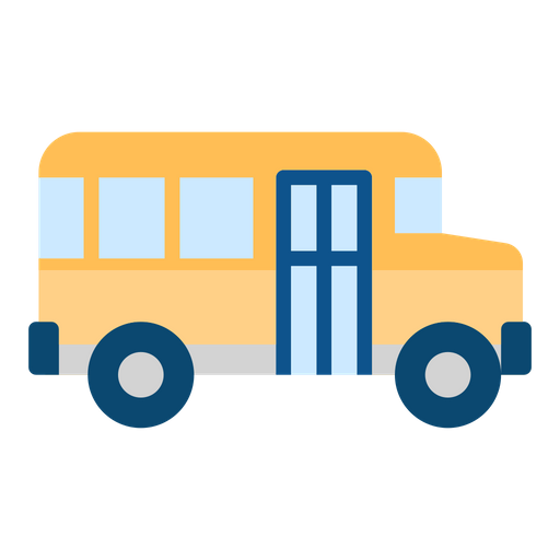 School Bus Icon - Download in Flat Style