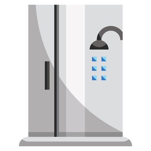 Shower Stall Icon Download in Flat Style