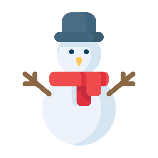 Snowman Icon - Download in Flat Style