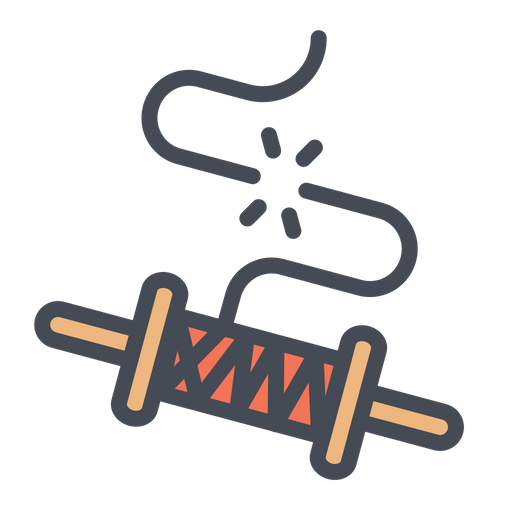 String Icon of Colored Outline style - Available in SVG, PNG, EPS, AI ...