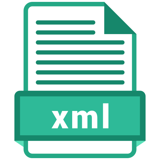 Download Xml file Icon of Colored Outline style - Available in SVG, PNG, EPS, AI & Icon fonts