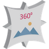 icon for 360 degree vision