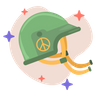 army helmet logos