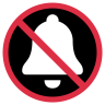 icon for forbidden bell