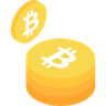 bitcoin stack icon svg