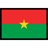 icons for burkina faso flag
