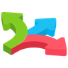 icons of path arrow