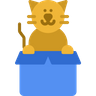icon cat box