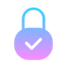 verify lock symbol