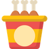 chicken bucket icon