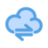 cloud network traffic icons