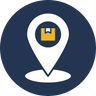 free delivery map icons