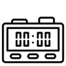 digital time icon png