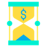 icon for dollar time