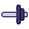 icon for dumbbell arrow