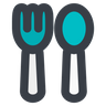 icons of baby spoon