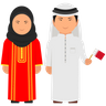 arabian clothing icons