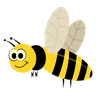 cartoon bee icon png