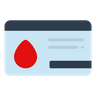 blood donor card icon svg