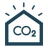 free co2 house icons