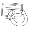 certificate of excellence icons