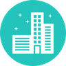 icon for clean building